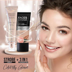Strobe Cream - Rose Gold | with Shea Butter & Hyaluronic Acid | Hydrating & Illuminating Makeup | for Radiant Dewy Skin | 1.01 Fl Oz (30ml)