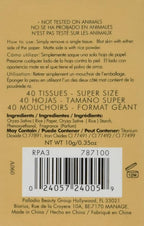 Palladio Rice Paper Facial Tissues for Oily Skin,