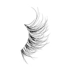 KISS The New Natural Effortless Minimal Look False Eyelashes 12mm, Half Strip Lash Single Pack, NNH01, 1 Pair