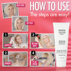 Keratin Hair Treatment, 4 oz | Frizz Control, Formaldehyde Free, Salon Quality, Smoothing Treatment, Long Lasting, Cream for All, Frizzy, Curly, Dry, Damaged Hair