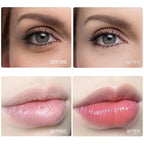 30 Pairs Cherry Lip Masks & 24K Gold Under Eye Patches, Gel Crystal Collagen Lip & Eye Patches for Puffy Eyes, Effectively Moisturizing Nourishes Lip & Eye Skin for Reducing Fine Lines & Dark Circle