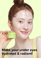 I DEW CARE Vitamin C depuffing Eye Cream with Eye Roller Set | Korean Skin Care Dark Circles Under Eye Treatment with Hyaluronic Acid, Niacinamide | 0.50 Fl Oz | Not Tested on Animals