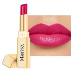 MAKI YIKA Moisture Hot Pink Lipstick for Women Hydrate Lip Balm for Dry Cracked Lips Weightless Glossy Lip Color Juicy Finish,MA056 Girl's Pink