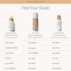 ILIA - Skin Rewind Complexion Stick - Foundation + Concealer + Skincare | Non-Toxic, Vegan, Cruelty-Free, Clean Makeup (21W - Abura, 0.35 oz | 10 g)