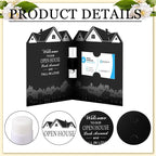 50 Pcs Open House Lip Balm with Cards Real Estate Agent Supplies Lip Moisturizer Moisturizing Lip Balm Bulk Moisturizing Lip Balm Stick for Open House Business Advertising Events