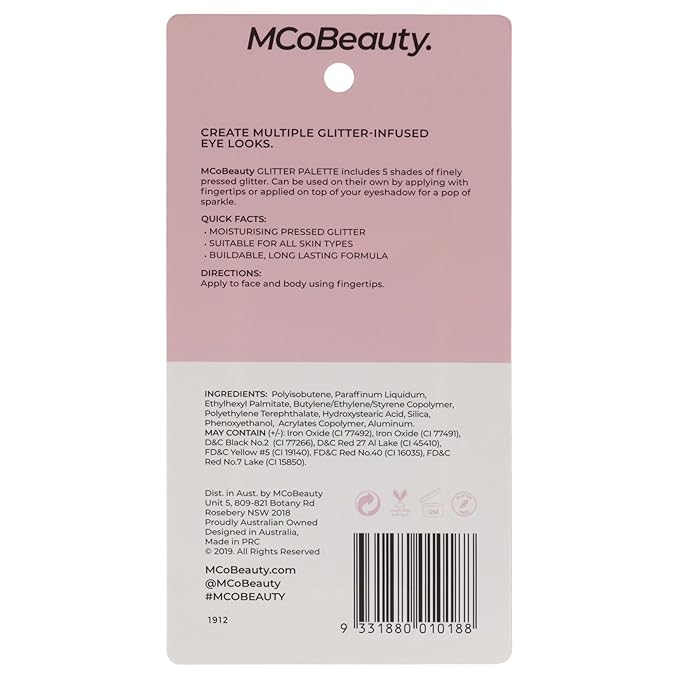 MCoBeauty Glitter Palette - Add A