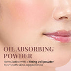 Paul & Joe Pressed Blush Palette Refill Only, Case Sold Separately, Oil-Absorbing Blush Powder, Bi-Color Face Blushes with Fitting Veil Powder, Light Beige and Rose, 05 Boite A Musique, 0.17 oz