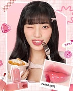 Glow Bokki Glossy Lip Tint, Korean Beauty (GB06 Cheese Coral, 4.1 grams)