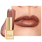 Oulac Glitter Lipstick for Women with Metallic 3D Shine Lightweight Hydrating Formula, High Impact Lip Color, Vegan Beauty, Sheer Coverage Lip Makeup, Christmas Gifts for Women, Me Time(24)