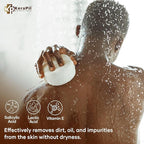 Exfoliating Body Wash with Salicylic Acid - No Dry Out, Gentle Exfoliates Rough and Bumpy Skin, Body Acne Wash, BHA & AHA - Coconut and Vanilla with Salicylic Acid - (16 fl oz)