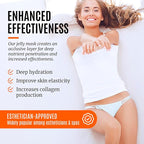 Divine Derriere Vajacial Hydrogel Mask - Premium Modeling Mask with Turmeric & Vitamin C - Deeply Purifying & Super Hydrating Facial and Vajacial Mask, Peel-Off Mask, Hydro jelly Mask Powder Kit