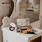 Lurrose Makeup Pallet 8pcs Empty Eyeshadow Trays Round