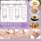 50 Sets 200 Pcs Baby Shower Hand Lotion and Lip Balm Gift Theme Baby Shower Party Favors Travel Size Hand Lotion and Lip Balm Bulk with Organza Bags Tags(Butterfly)