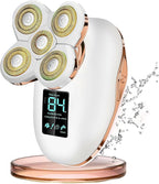 Electric Razors for Women Legs Travel : Rechargeable Waterproof Razor Trimmer for Womens - Dry Wet Electric Shaver for Women - Pro Portable Personal Body Shaver