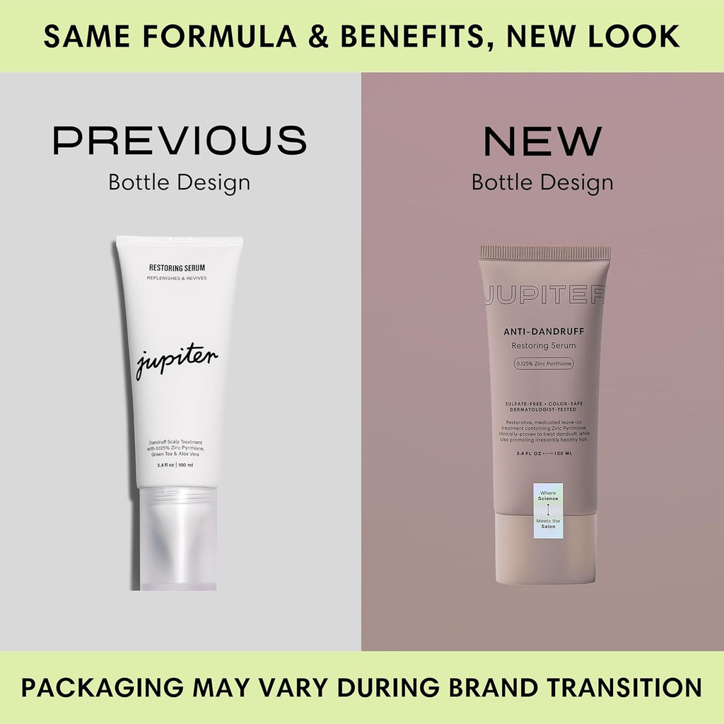 Jupiter Restoring Scalp Serum - Soothing Anti-Dandruff Serum for Men & Women for Flaky, Oily, & Dry Scalp - Restores Barrier and Reduces Breakage & Flakes - Color-Safe, Sulfate-Free, Paraben-Free