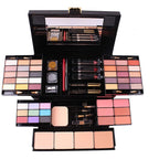 54 Colors All in one Makeup Gift Set Holiday Birthday Beauty Cosmetic Essential Starter Bundle Include 39 Eyeshadow Palette, 6 Blush, 6 Sponge Stick, 4 Compact Powder, 3 Lipstick, Eyeliner