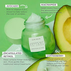 Glow Recipe Avocado Retinol Eye Cream for Wrinkles - Overnight Under Eye Cream for Dark Circles, Firming & Brightening Dull, Puffy Eyes - Time Release Niacinamide & Caffeine Eye Cream (15ml)