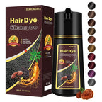 Hair Dye Shampoo, Gray Hair Coverage Dye Shampoo, Hair Color Shampoo for All Hair Types, Champu Para Canas, Suitable for Home and Salon (Coffee)