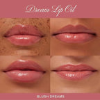Summer Fridays Dream Lip Oil - Tinted Lip Oil with Moisturizing Sheer Coverage, High-Shine and Deep Hydration - Non-Sticky Formula for Long-Lasting Softness - Blush Dreams (0.15 Oz)