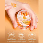 Collagen Six Peptide Dissolve Striation Three Color Eye Cream Eye Bags Hydrating Face Skin 60g / 2.03fl.oz