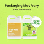 Organic Aloe Vera Gel - 100% Pure for Skin, Sunburn Relief & Face Moisturizer - Extracted from Aloe Vera Plant with Manuka Honey, Orchid & Apple Stem Cells - Everyday Use - 64 fl oz