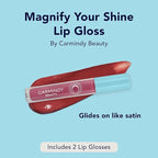 Magnify Your Shine Lip Gloss Suncast Rose - 2 pack