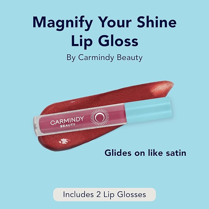 Magnify Your Shine Lip Gloss Suncast Rose - 2 pack