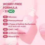 TS GD Shampoo for Girls | Korean Teen Shampoo with Upgraded Probiotics | Anti-Dandruff & Itchy Scalp Relief | Pink Peach Allergy-Free Fragrance | Sulfate-Free (13.53 fl oz, 400ml)