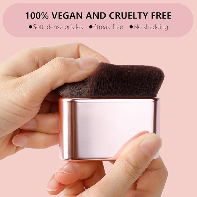 docolor Self Tanner Brush Body Makeup Brush for Flawless Face and Body Makeup, Sunless Tanner Blending Brush Body Brush for Self Tanner, Bronzer, Foundation, Vegan & Cruelty Free