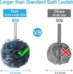 Amazerbath loofah sponge 60g/piece, exfoliating