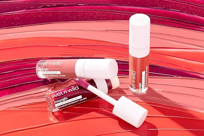 wet n wild Mega Glo Lip & Cheek Color, Creamy Coral Stain, Buildable Multi-Use Soft Matte Finish, Vegan & Cruelty-Free - Coral Dream