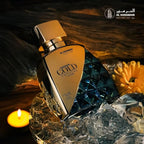 Al Haramain Gold Crystal Sapphire for Unisex - Arabian Perfume for Women and Men - Long Lasting Fragrance - Arabic Perfume - Eau de Parfum - 3.33 oz EDP Spray