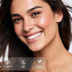 Multi Cream Blush & Blush Brush Set, Korean Makeup Blush for Cheeks, Multi-Use Face Balm, Lightweight & Hydrating, Blendable Color, Non-Greasy, Soft Bristles for Radiant Finish (Dewy)