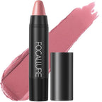 FOCALLURE Ultra Chic Matte Lipstick,Rich Vitamin E Lip Crayon,Lightweight Matte Color without Drying or Fading,Long Lasting Waterproof Lips Makeup,BRAVE