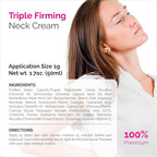 ACTIVSCIENCE Neck Firming Cream - Natural Anti-Aging Facial Moisturizer with Retinol Collagen & Hyaluronic Acid - Day & Night Anti-Wrinkle Cream - Firming, Hydrating Face Cream