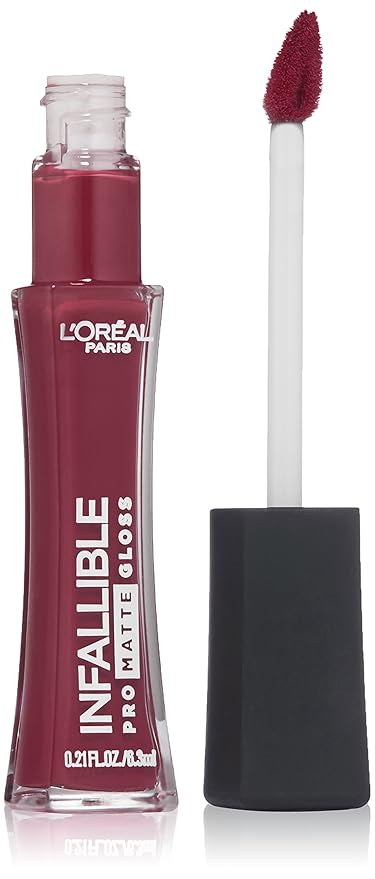 L’Oréal Paris Infallible Lip Pro Matte Gloss, Forbidden Kiss, 0.21 fl. oz.