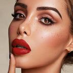 6pcs Matte Lip Gloss Set for Women,Highly Pigmented Velvet Lip Stain，Long Lasting，Waterproof Lip Makeup，Nude，Brown