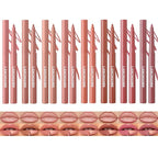 LANGMANNI 8Pcs Sculpting Matte Velvet Lip Liner Set,Smooth Creamy Texture,Waterproof And High Pigmented For Girls Daily Application Lip Makeup(1+2+3+4+5+6+7+8)