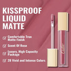 Oulac Matte Liquid Pink Nude Lipstick for Women, Long Lasting Lipstick Waterproof Lip Stain, No Transfer, Creamy High Pigmented Formula with Rose Oil, Vegan & Cruelty-Free, Pink Nude M12