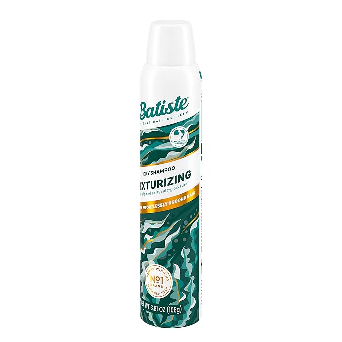 Batiste Texturizing Dry Shampoo, Refresh and Add Grip and Texture for Beachy Tousled Hair, 3.81 oz
