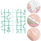 ANCIRS 150pcs Disposable Makeup Hand Palettes, 2.4x2.4inch Adhesive