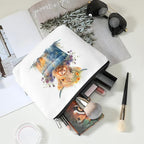 Western cosmetic bag highland cow