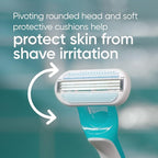 Gillette Venus Tropical Disposable Razors for Women, 3+1 Count, Designed for a Smooth Shave, Tropical Fragrance Scented Handles (Pack of 2)