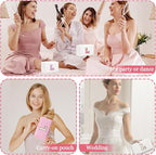 Initial letter patch makeup bag,