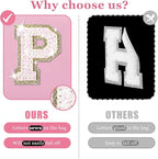 Personalized initial letter makeup bag,