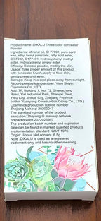 6 Colors Correcting Concealer Palette, Makeup Cream Contour Palette with Brush, Contouring Foundation Highlighting Concealer Palette for Conceals Dark Circles, Redness, Acne, Blemish (E)