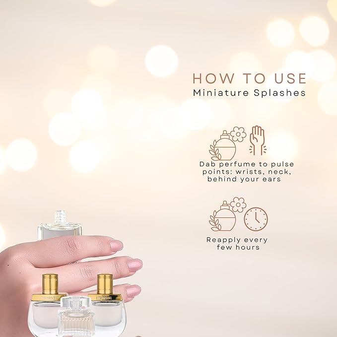 Chloe Perfume for Women Mini Variety Gift Set – 4-Piece Splash Collection