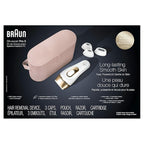 Braun IPL Silk·Expert, at Home Laser Hair Removal, Pro 5 PL5347 Latest Generation IPL, Holiday Gifts for Women and Men, Hair Removal System with Wide Head and Two Precision Heads