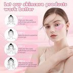 Under Eye Patches Silicone, 3 Pairs Reusable Under Eye Patches With Metal Eye Cream Applicator, Reusable Under Eye Mask Eye Pad For Minimize Fine Lines Wrinkles, Visible Metal Case