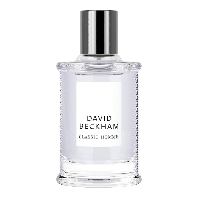 David Beckham Classic Homme Eau de Toilette 1.6 fl oz (Pack of 1), Notes of Pink Grapefruit, Cashmere Wood, and Mahogany Wood, Men's Fragrance, Long Lasting, Everyday Fragrance, Travel Size